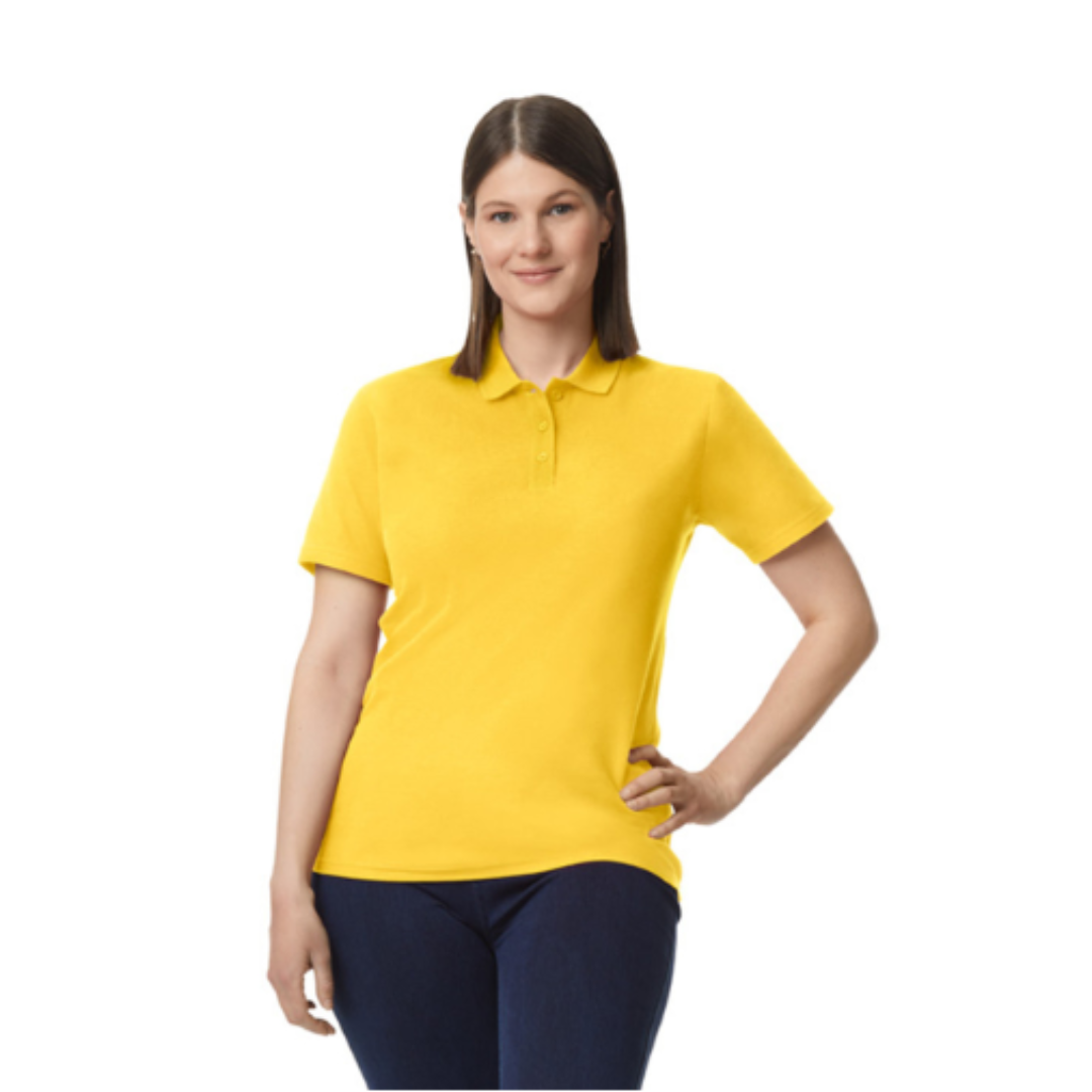 Camiseta polo de piqué de mujer