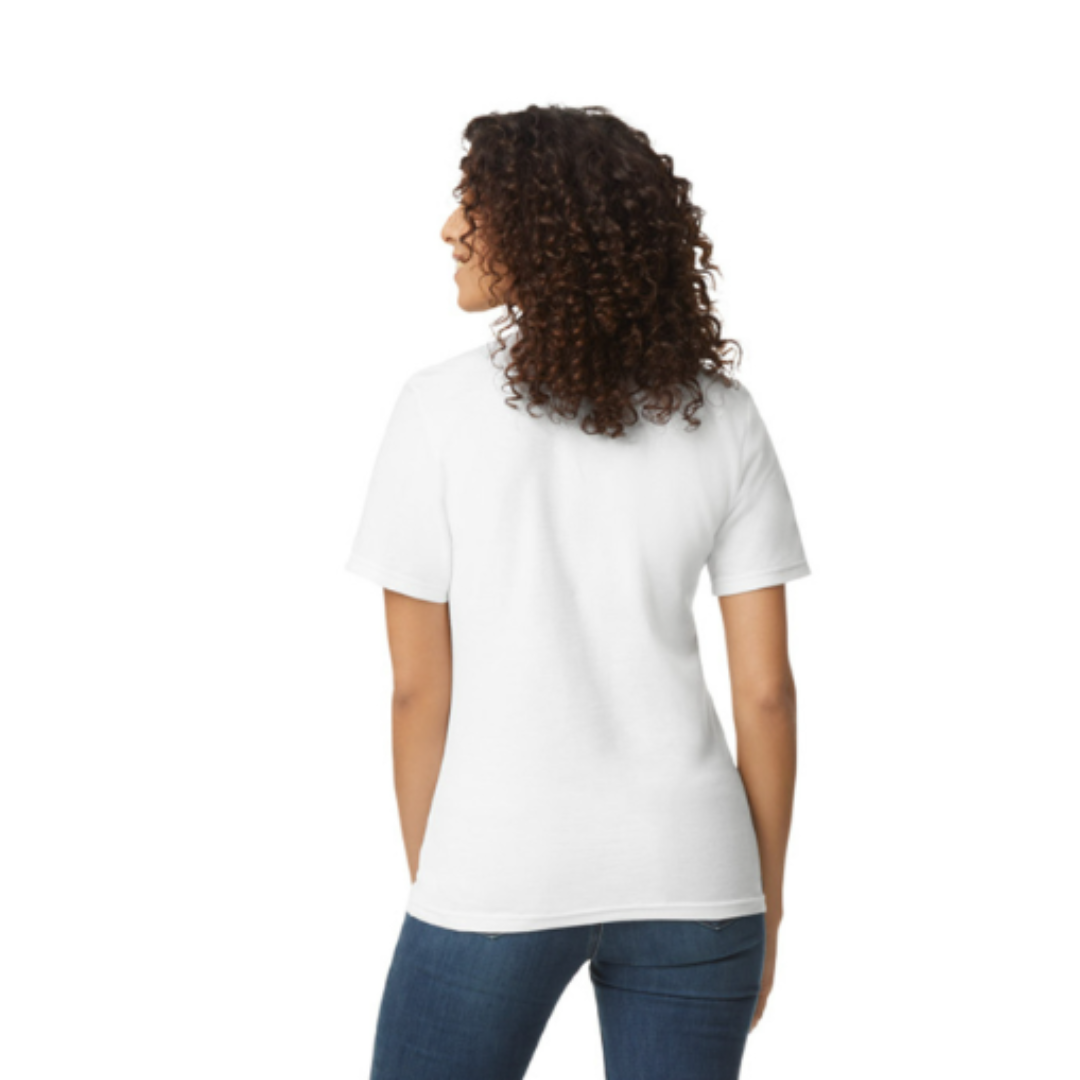 Camiseta polo de piqué de mujer
