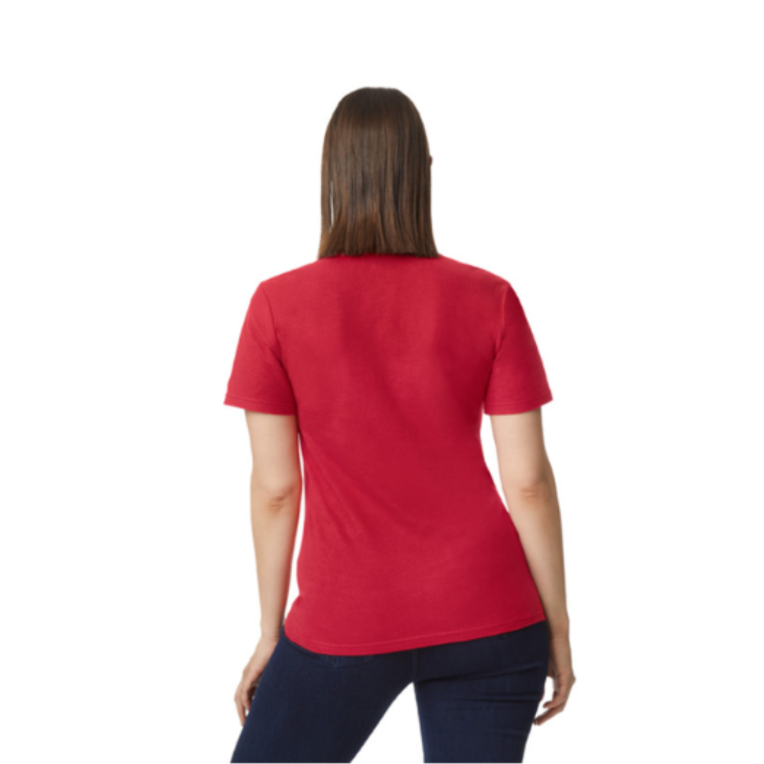 Camiseta polo de piqué de mujer