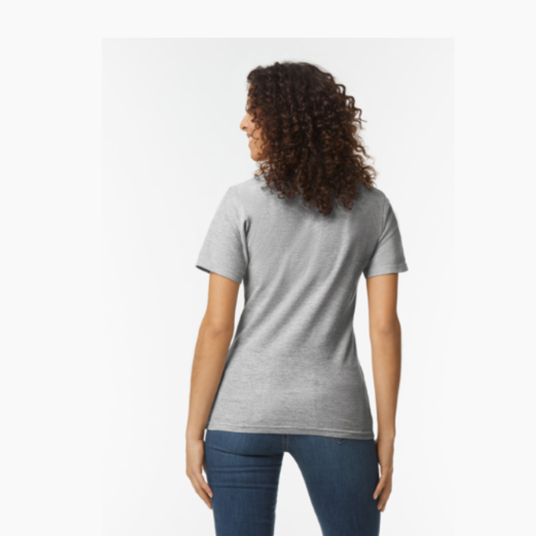 Camiseta polo de piqué de mujer