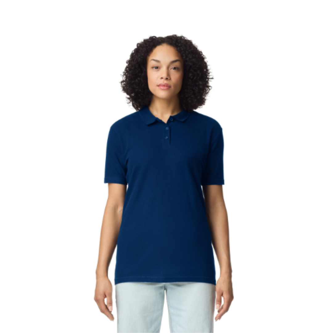 Camiseta polo de piqué de mujer
