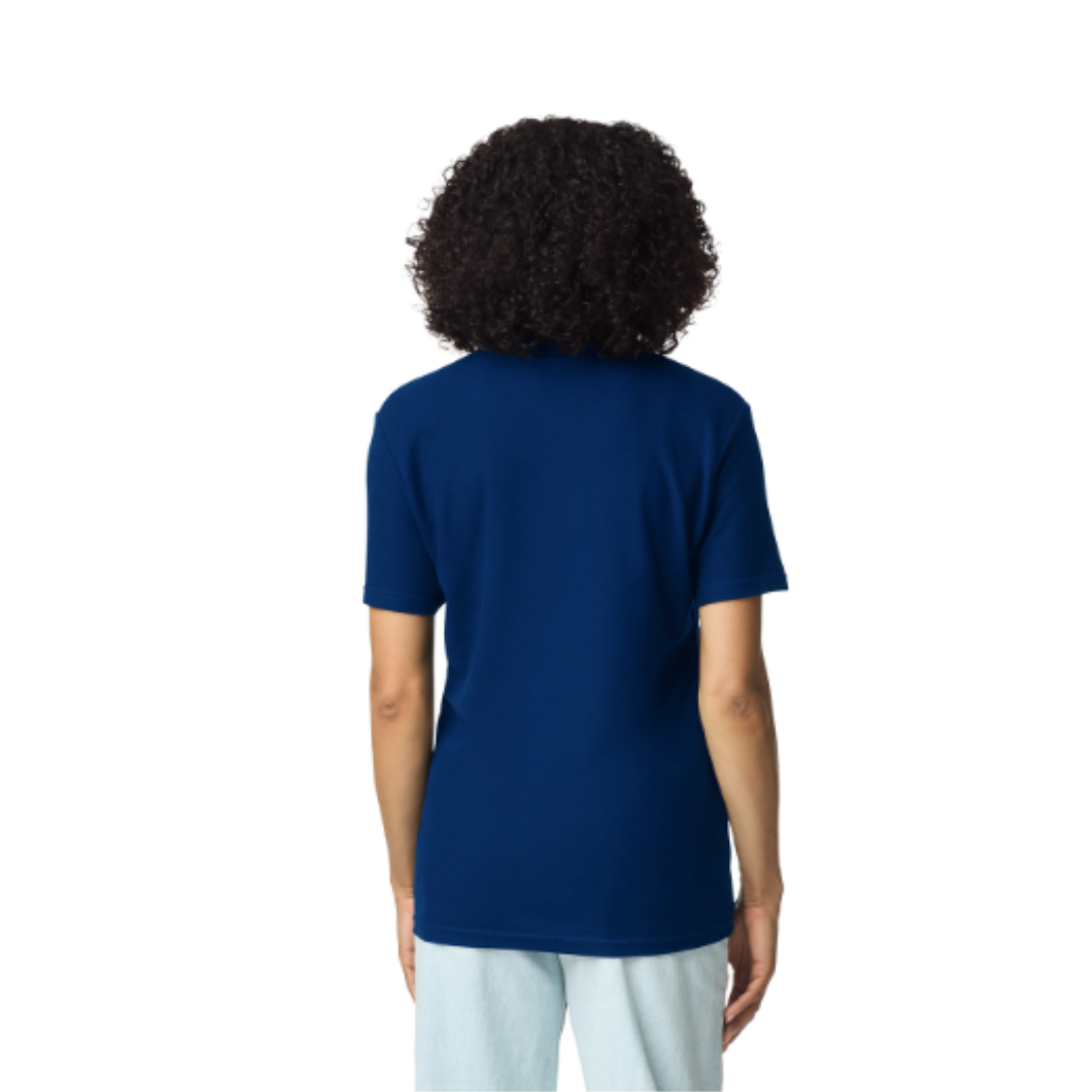 Camiseta polo de piqué de mujer
