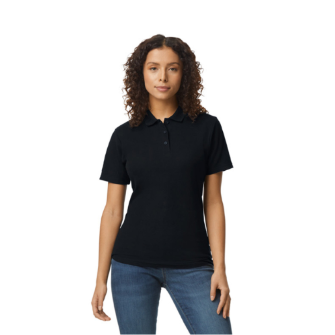Camiseta polo de piqué de mujer
