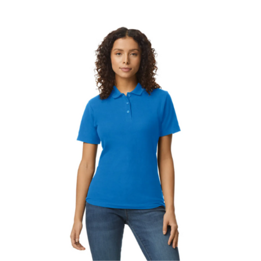 Camiseta polo de piqué de mujer